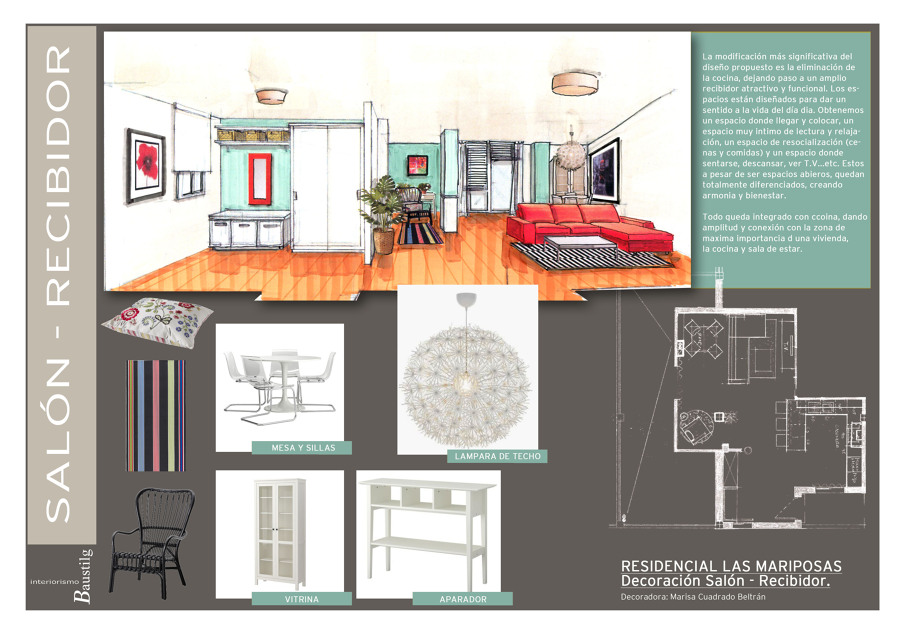 Propuesta Decoración Salón Recibidor