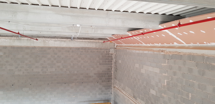 Protección pasiva con paneles cortafuegos