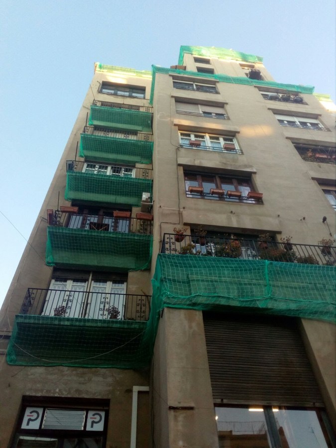 Protección por peligro de caída en Barcelona con trabajos verticales