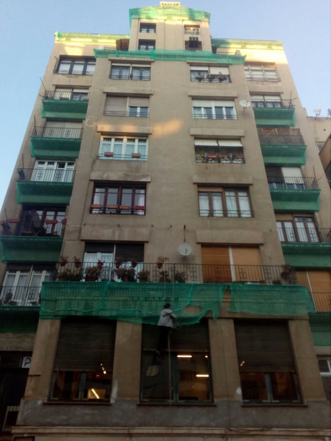 Protecciones por peligro de caída con trabajos verticales Barcelona