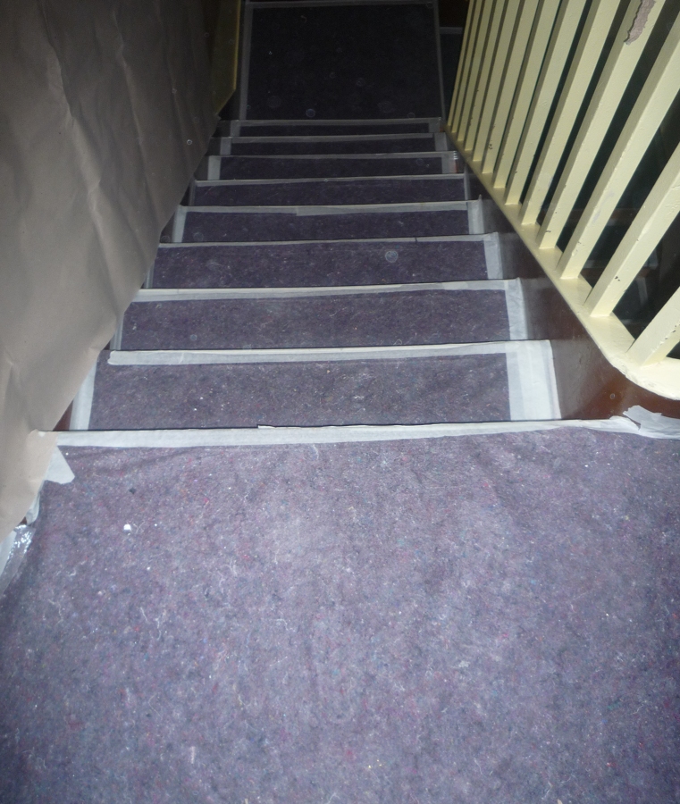 Protegiendo escaleras