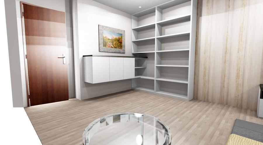 Proyecto 3D decoración salón