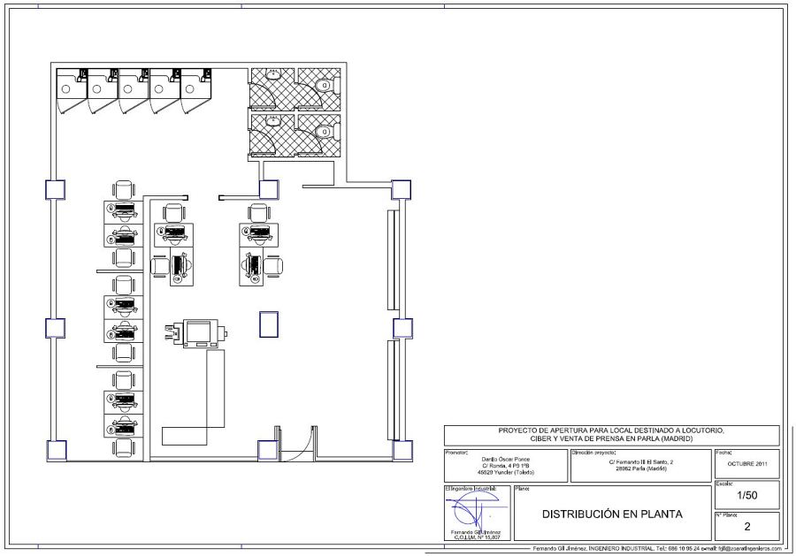 Proyecto Actividad Apertura Locutorio en Parla (Madrid)