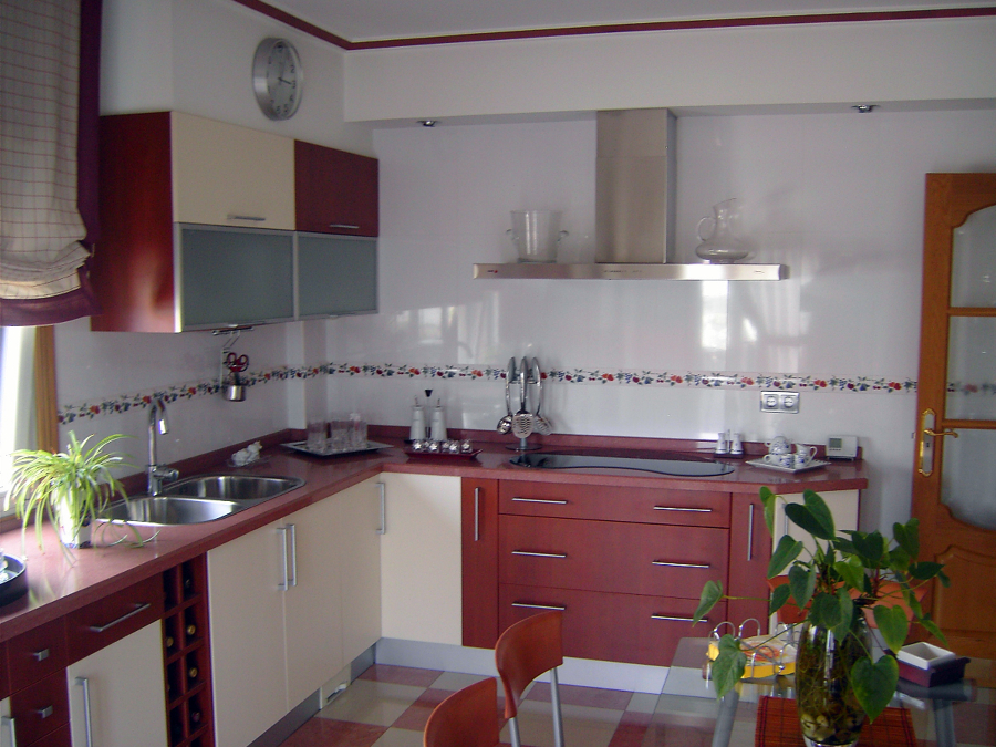 proyecto cocina en chalet estilo moderno 