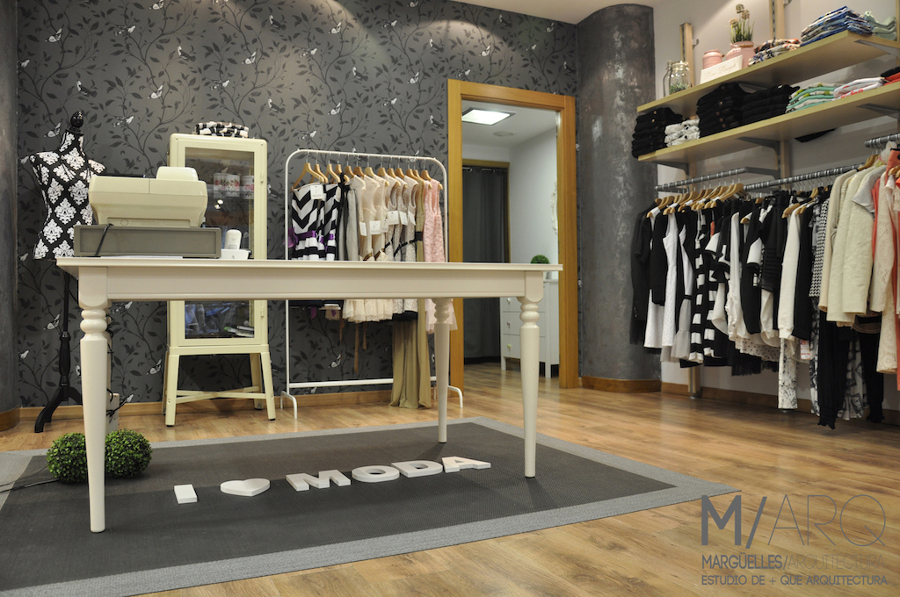 Proyecto de Diseño de interiores de tienda de ropa