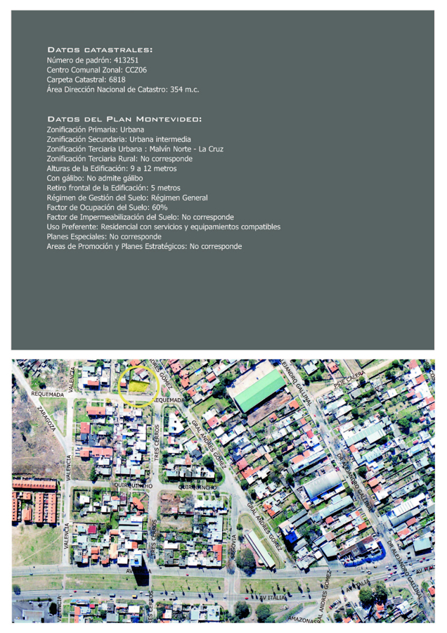 Proyecto de dos viviendas en un solar.