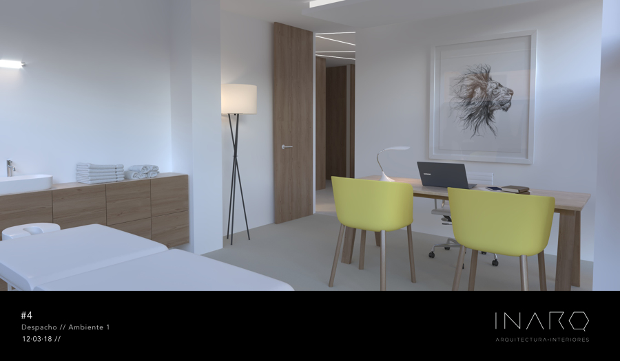 Proyecto de Interiorismo Corporativo - Clínica de Fisioterapia - Logroño