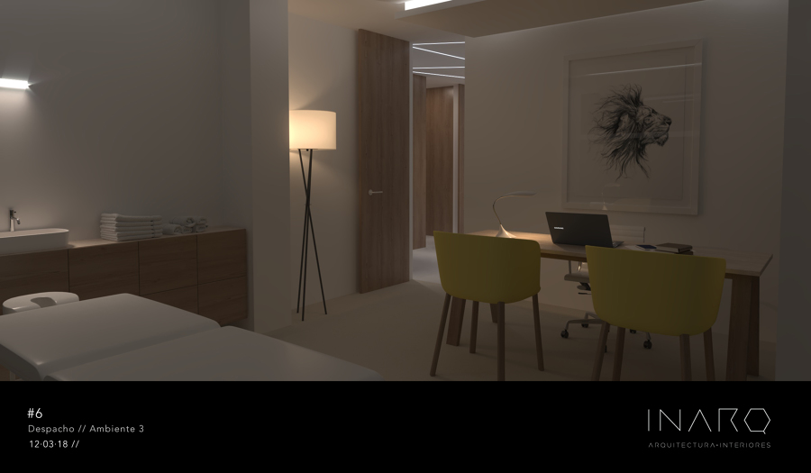 Proyecto de Interiorismo Corporativo - Clínica de Fisioterapia - Logroño