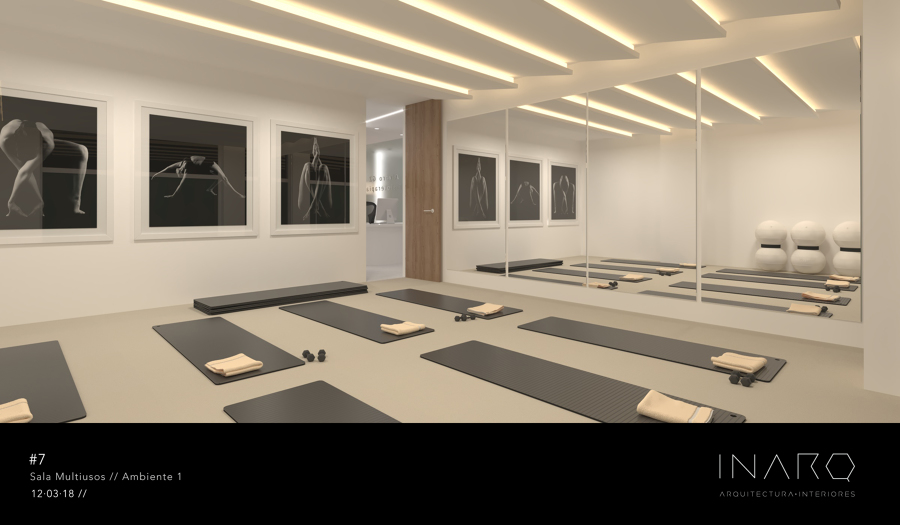 Proyecto de Interiorismo Corporativo - Clínica de Fisioterapia - Logroño