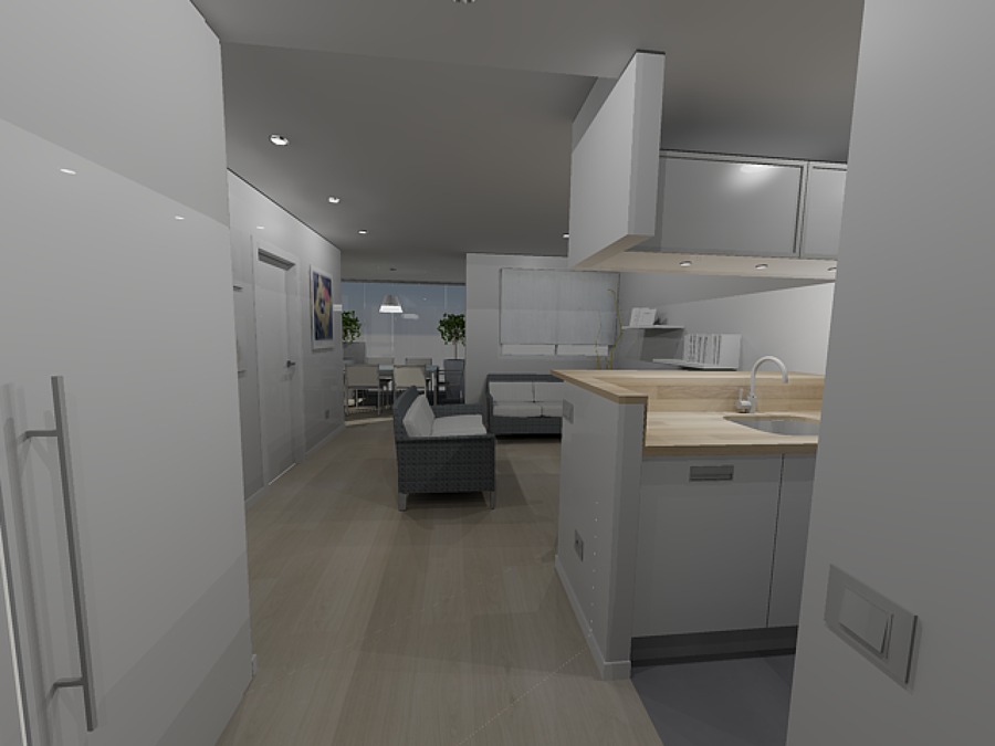 Proyecto de rehabiltación en 3D  vista 3