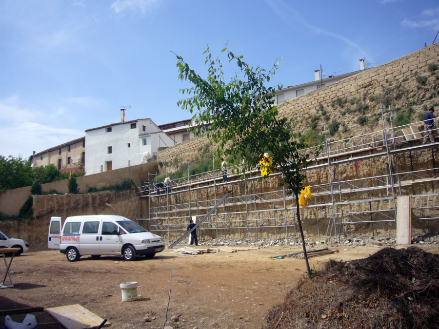 Proyecto / Ejecución de Frontón - Fase Estructura