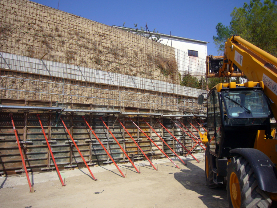 Proyecto / Ejecución de Frontón - Fase Estructura