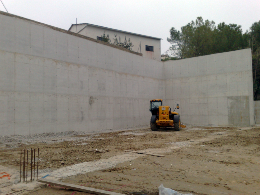 Proyecto / Ejecución de Frontón - Fase Estructura