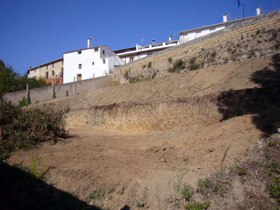 Proyecto / Ejecución de Frontón - Fase Excavación