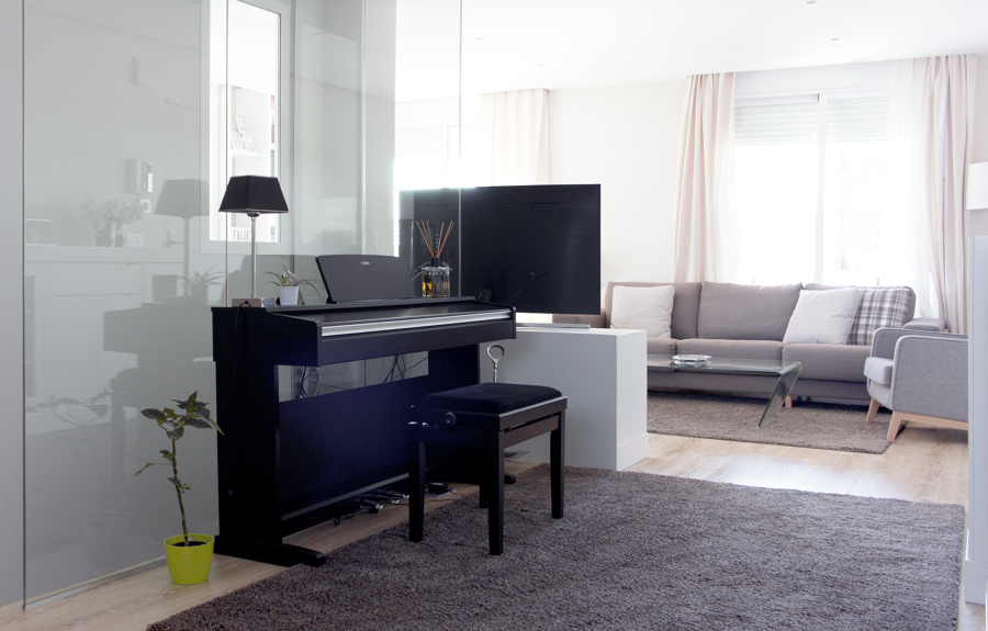 Salón estilo nórdico