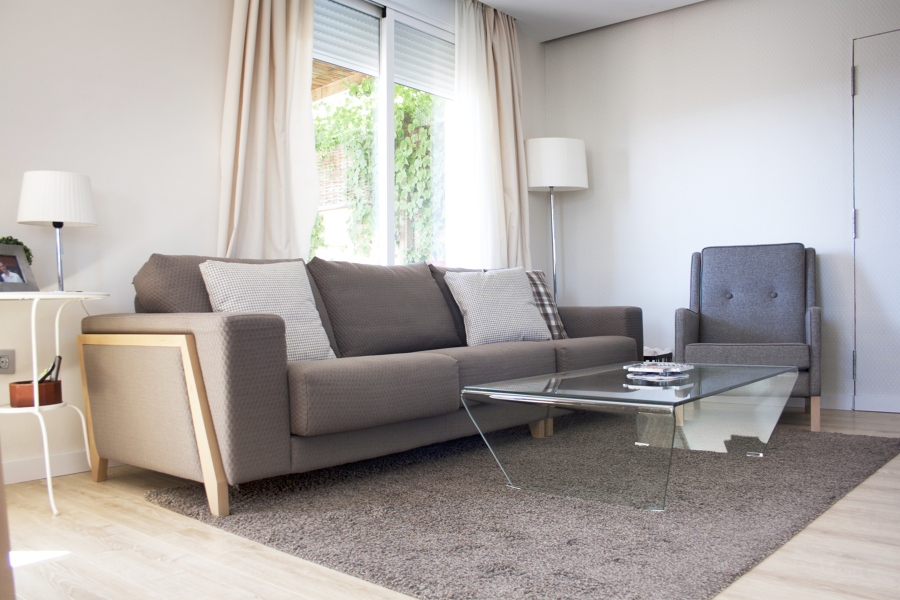 Salón estilo nórdico