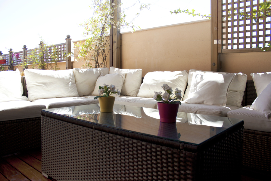 Terraza estilo nórdico