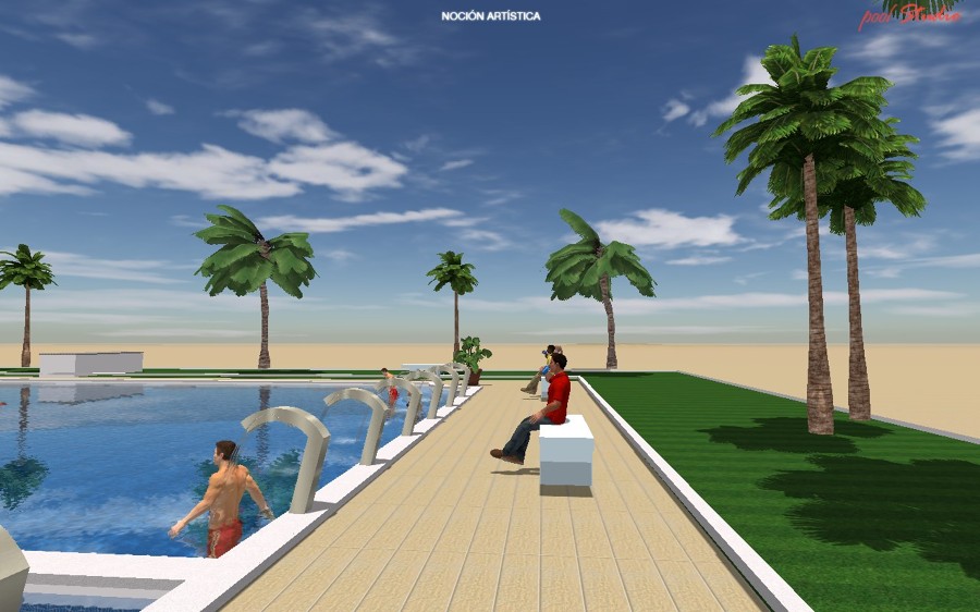 Proyecto piscina con ducha 