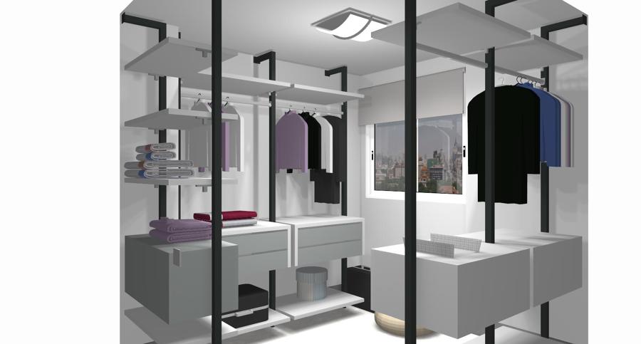 Proyecto Vestidor de JJP colección No limits