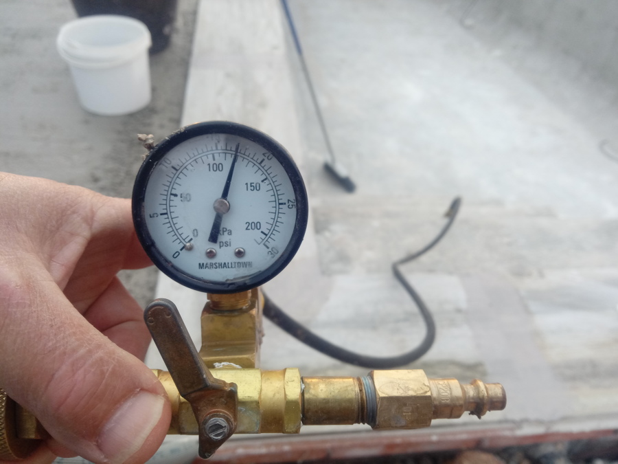 Pruebas hidráulicas de los conductos generales..