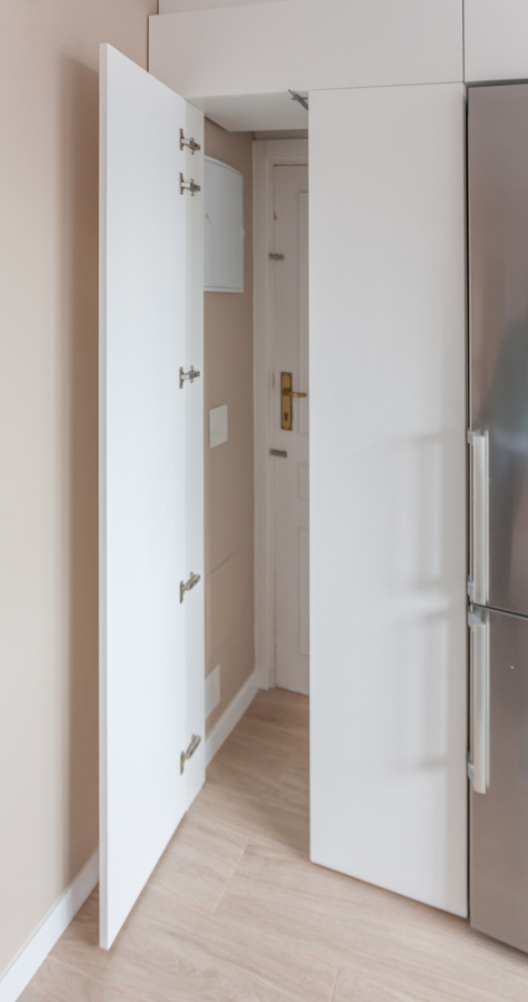 Puerta acceso camuflada