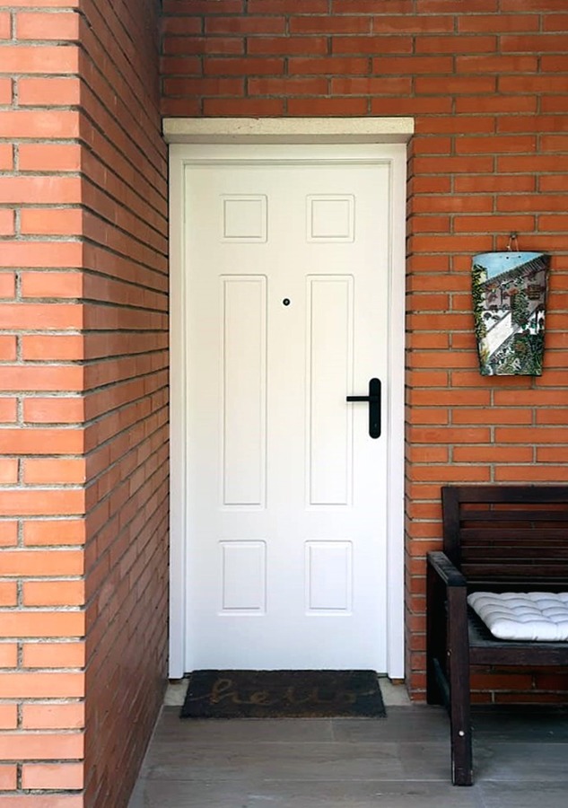 Puerta blindada lado exterior