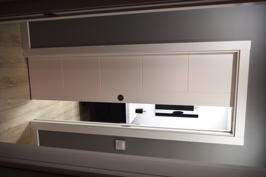 puerta conempotramiento deslizante