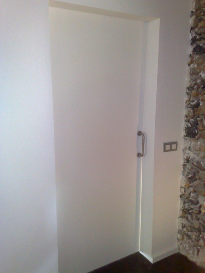 Puerta corredera cerrada