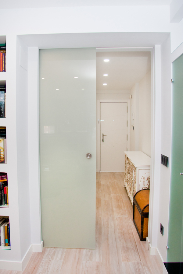 puerta corredera cristal