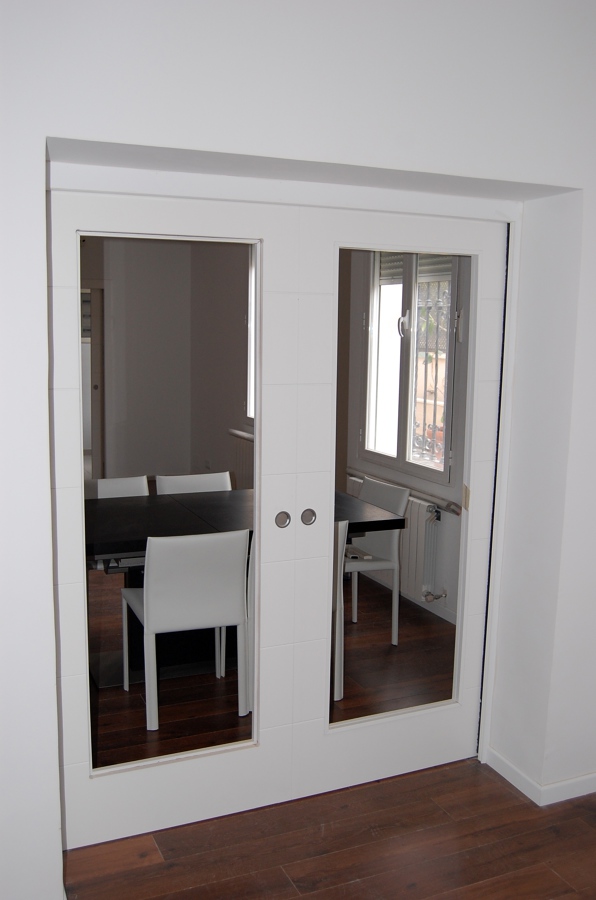 puerta corredera doble