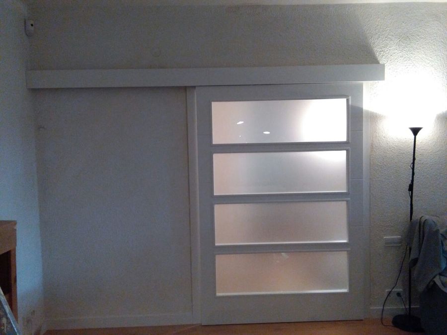 puerta corredera especial