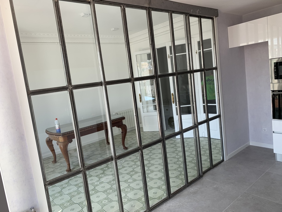 Puerta corredera industrial