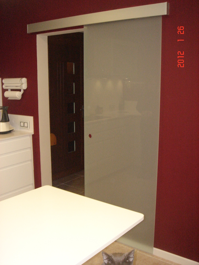 PUERTA CORREDERA VISTA DE CRISTAL