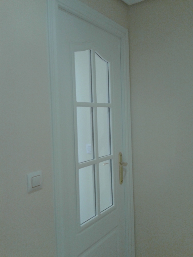 puerta de comedor con cristal