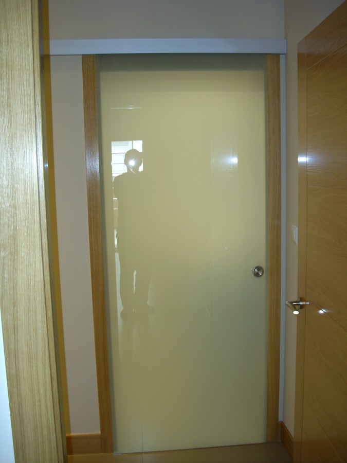 Puerta de cristal corredera