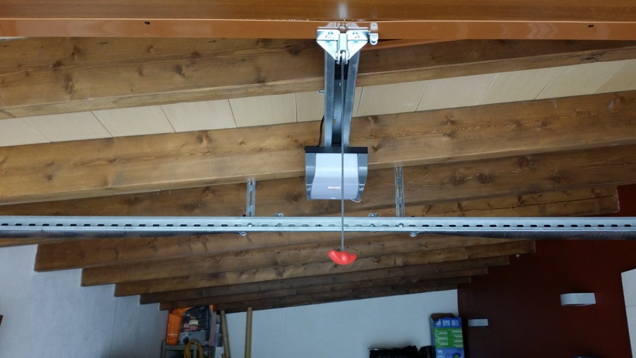 Puerta de garage imitación madera