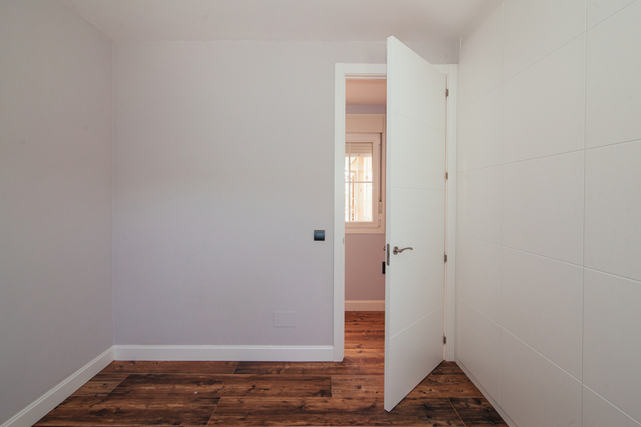 Puerta de paso lacada blanco