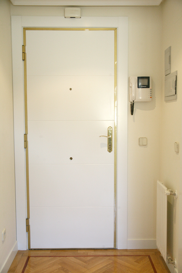 Puerta entrada panelada