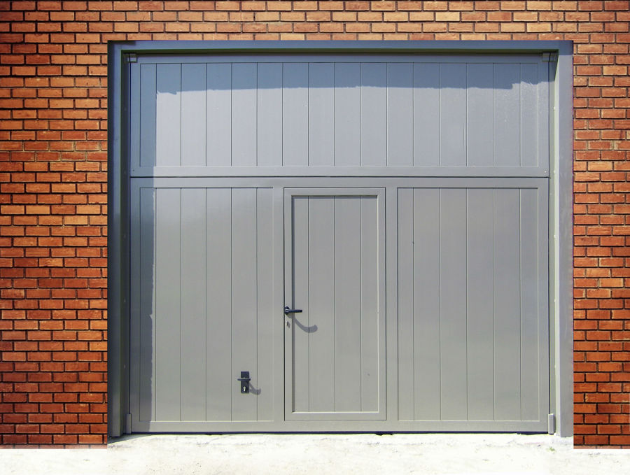 puerta garaje blanca