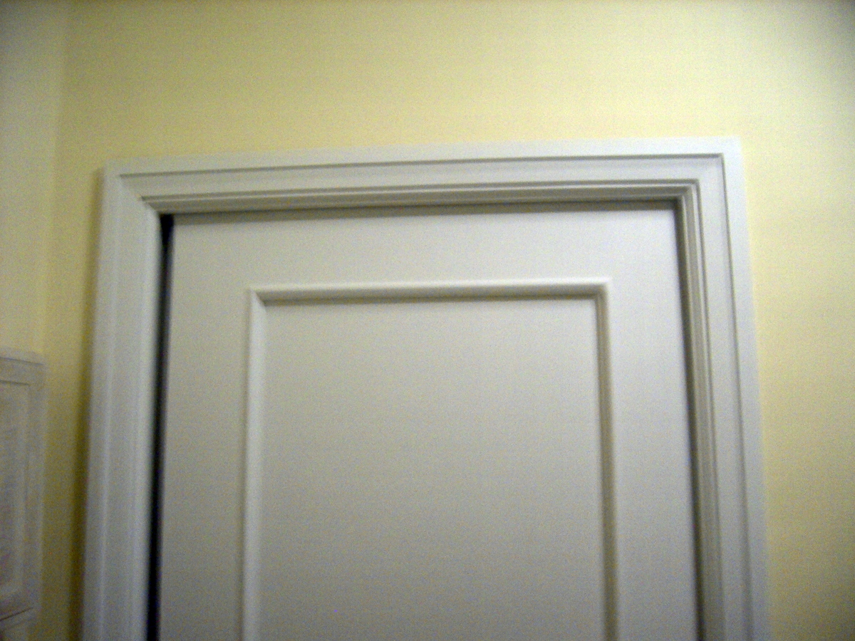 Puerta lacada en blanco