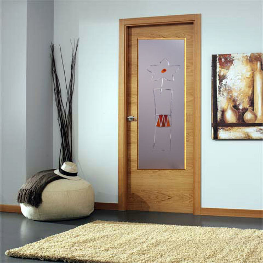 PUERTAS CON VIDRIO DECORACIÓN