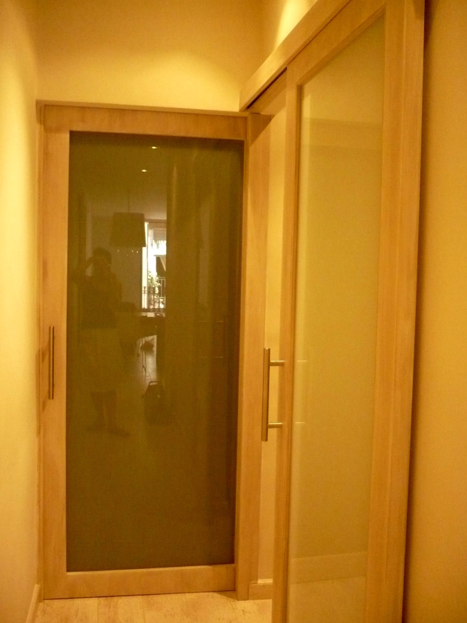 puertas de 270cm de altura a medida en madera roble vintage