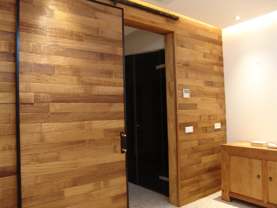 Puertas de madera modernas