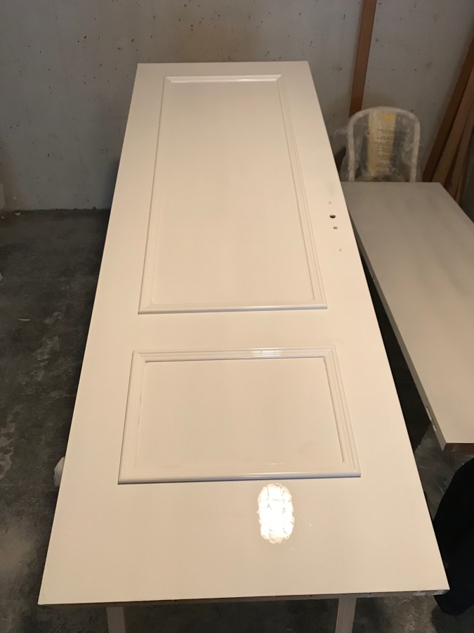 Puertas de paso lacadas y con molduras