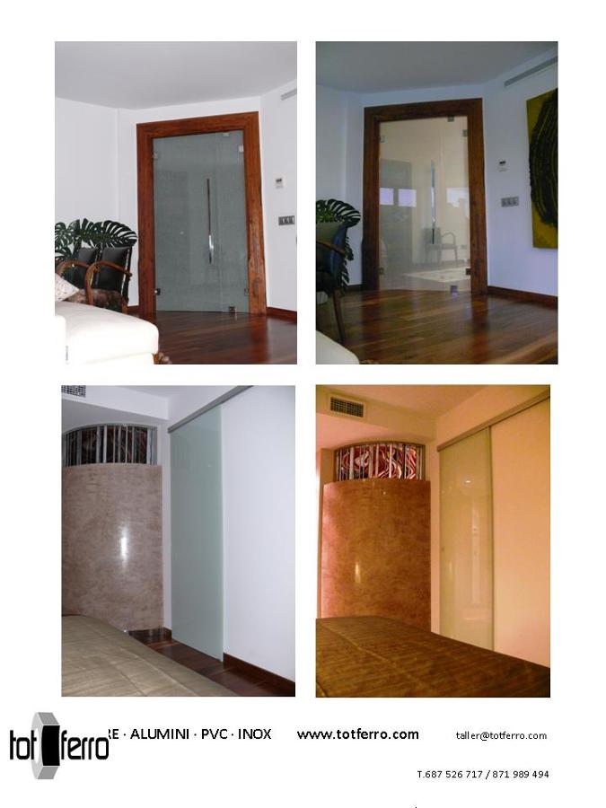 Puertas interiores abatibles y correderas