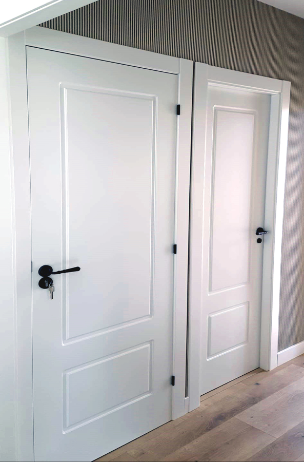 Puertas Lacadas con fresado Modelo 2R