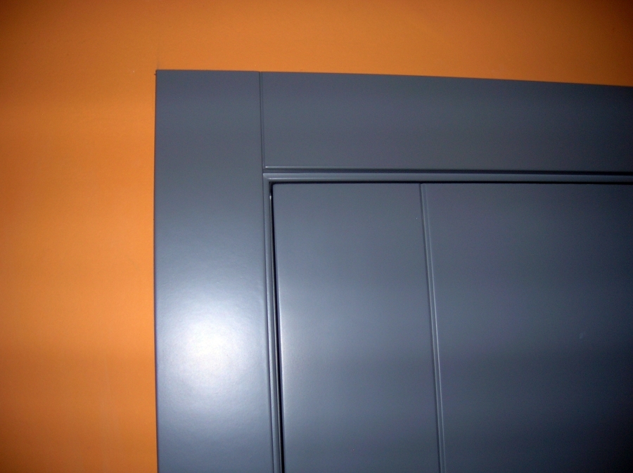Puertas lacadas gris harodan.