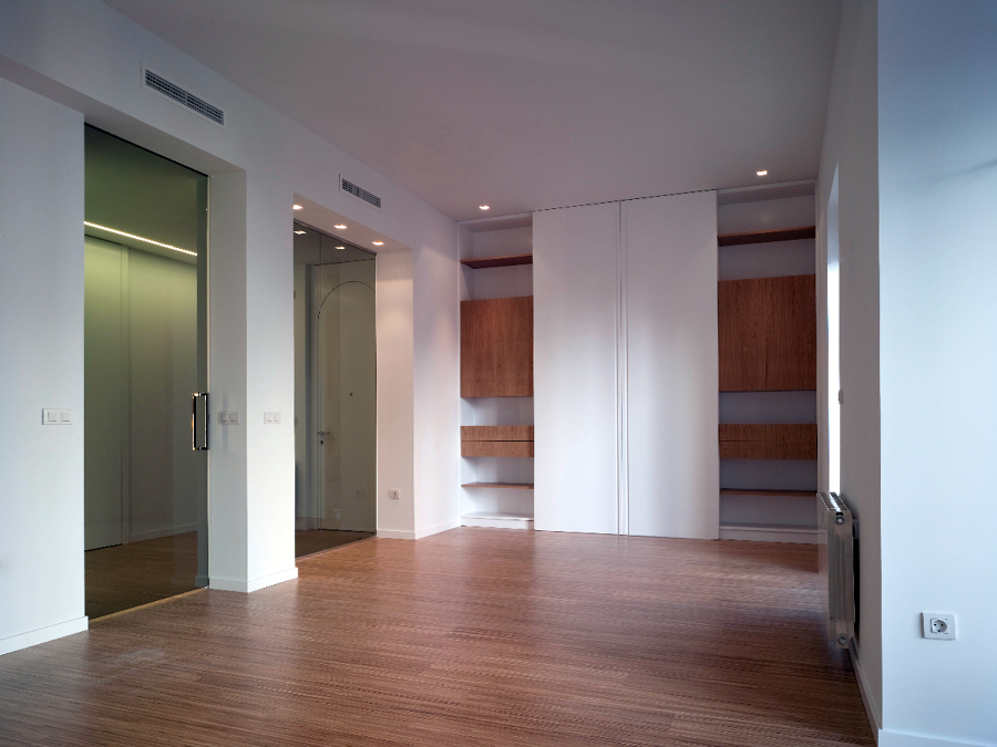 Puertas separación estudio cerradas