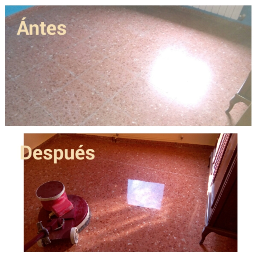 Pulido , diamantado y cristalizado de terraza.