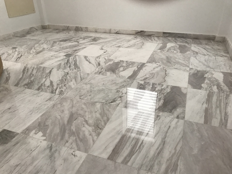 Pulido y cristalizado de mármol